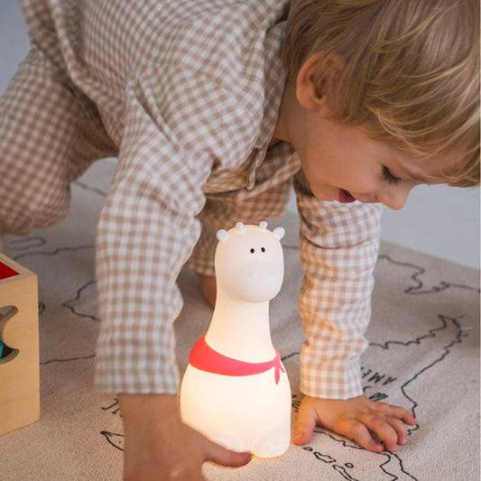 Giraffe Silicone Lamp - White