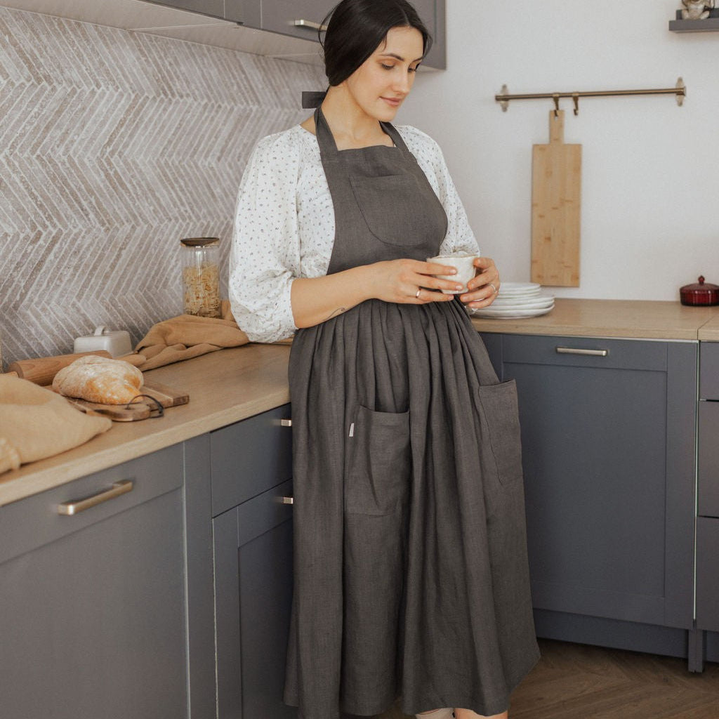 Linen Retro Apron