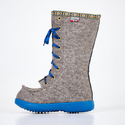 Polar Lobben Felt Boots - Grey