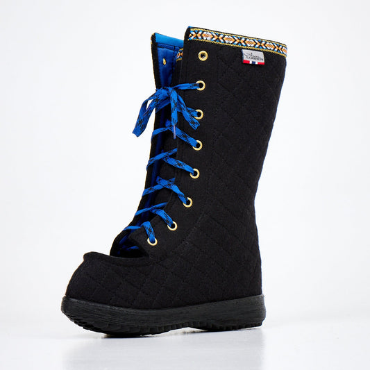 Polar Lobben Felt Boots - Black